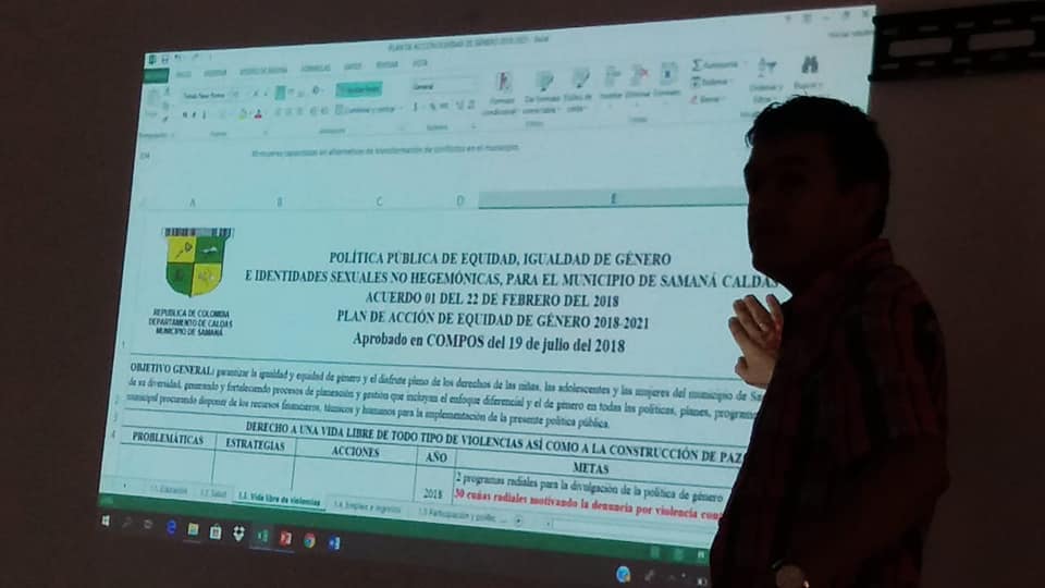 SOCIALIZACI�N DE POL�TICA P�BLICA DE EQUIDAD DE G�NERO SAMAN�.