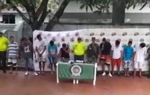 CAPTURARON EN HONDA, LA DORADA Y SAMAN� A NUEVE PRESUNTOS INTEGRANTES DE UNA TEMIDA BANDA CONOCIDA COMO LA EMPRESA