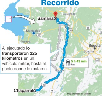 IMPUTARON A CUATRO MILITARES POR EJECUCI�N EN SAMAN� (CALDAS)