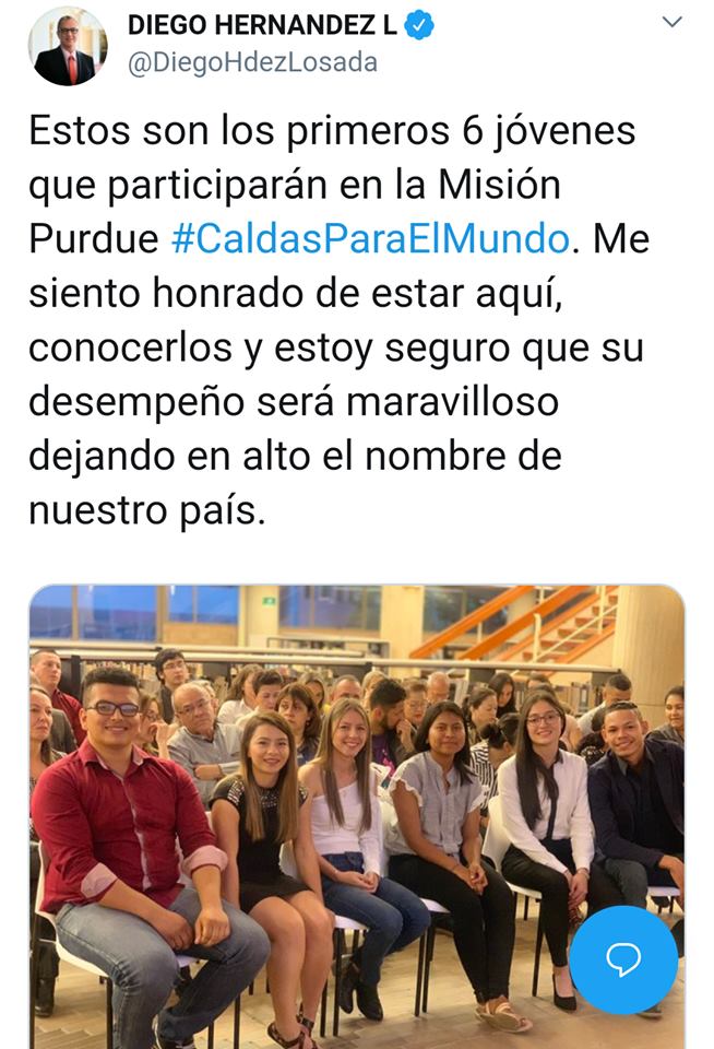 40 ESTUDIANTES DE LA U. DE CALDAS REALIZAR�N PASANT�A DE INVESTIGACI�N EN USA