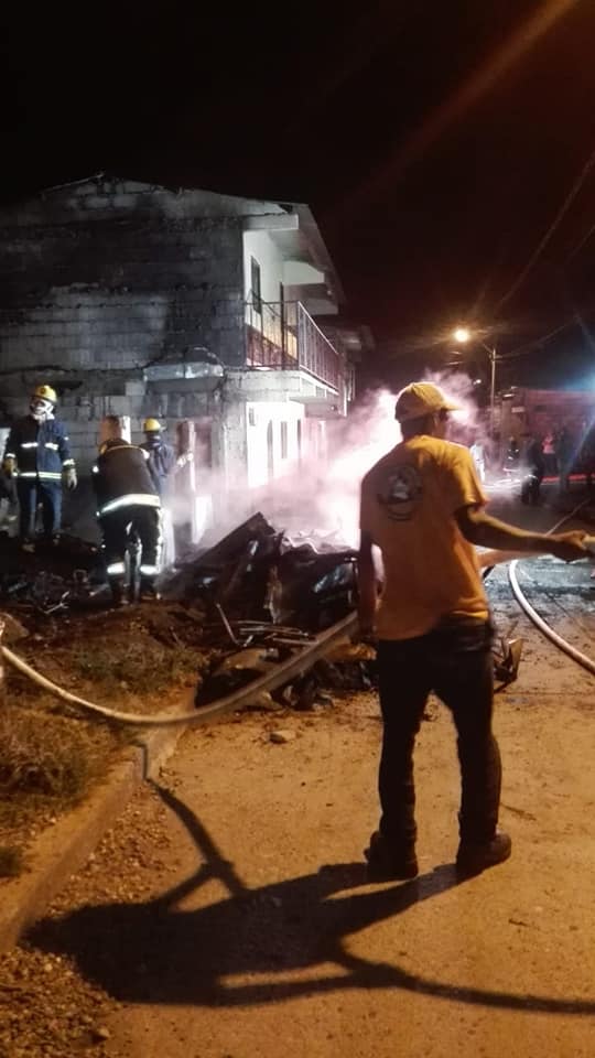 INCENDIO CASA ABANDONADA SECTOR TALLERES SALIDA A PENSILVANIA