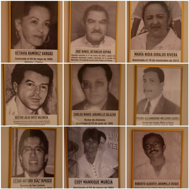 MAESTROS ASESINADOS EN CALDAS: �VIVOS EN LA MEMORIA!