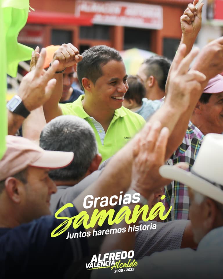 ALFREDO ODACID VALENCIA DOVALE, NUEVO ALCALDE DE SAMAN�