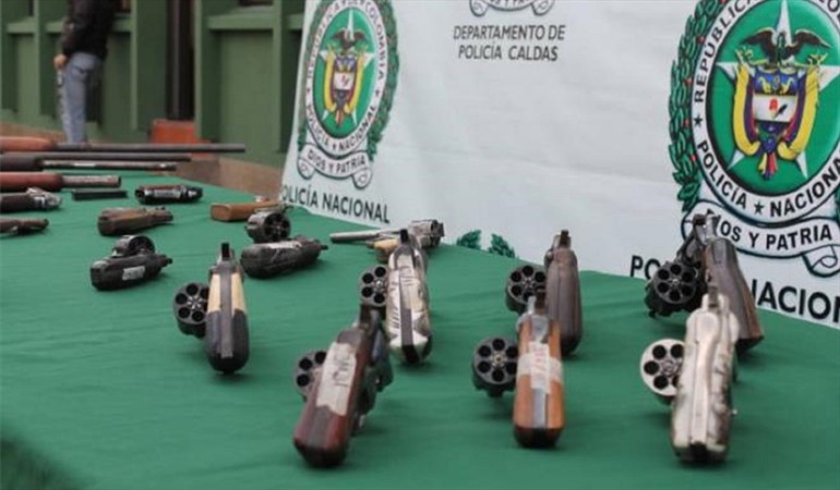 INCAUTAN ARMAMENTO CON EL QUE PRESUNTAMENTE SE REALIZAR�A MASACRE EN LA DORADA CALDAS