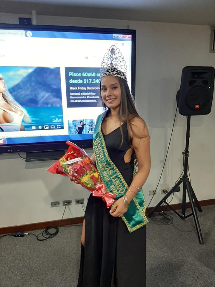 KELLY MARIANA P�REZ JARAMILLO ROSTRO M�S LINDO DE MANIZALES 2019, SANGRE SAMANE�A