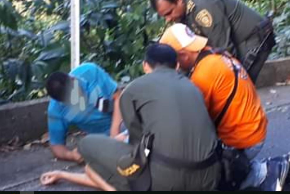 2 ACCIDENTES DE TR�NSITO EN LA V�A VICTORIA - SAMAN� 