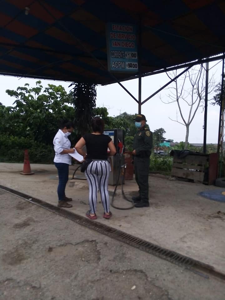 LA CORREGIDURIA DE SAN DIEGO, ADSCRITA A LA SECRETARIA DE GOBIERNO VISITANDO LOS LOCALES