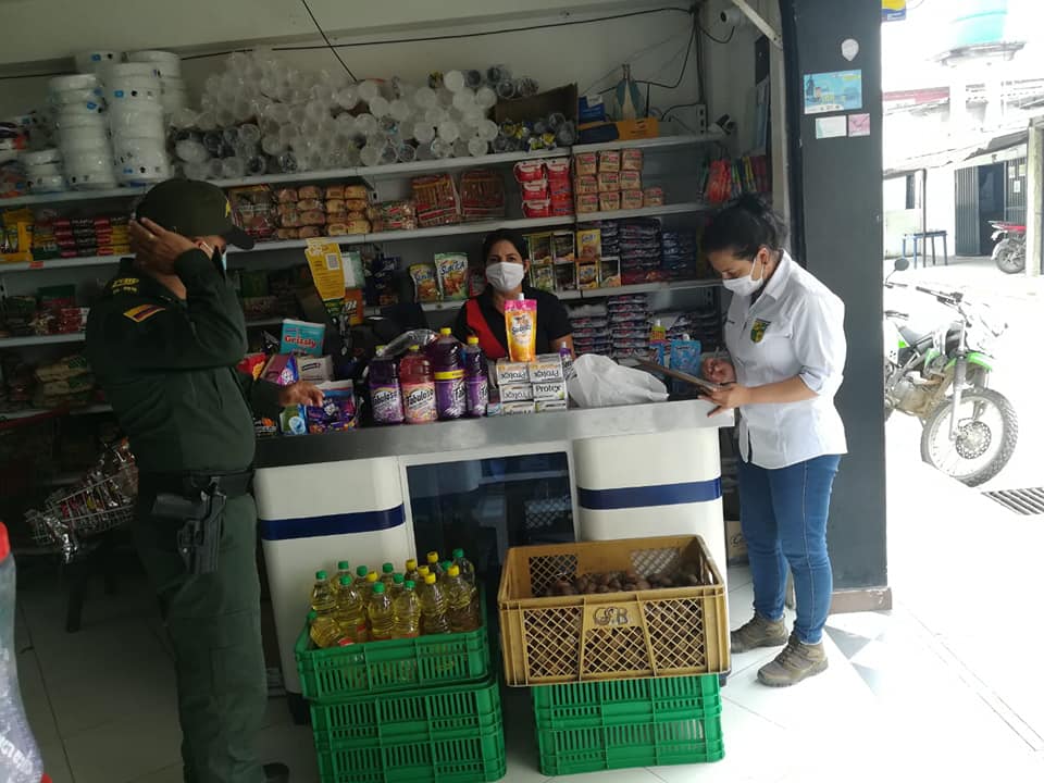 LA CORREGIDURIA DE SAN DIEGO, ADSCRITA A LA SECRETARIA DE GOBIERNO VISITANDO LOS LOCALES