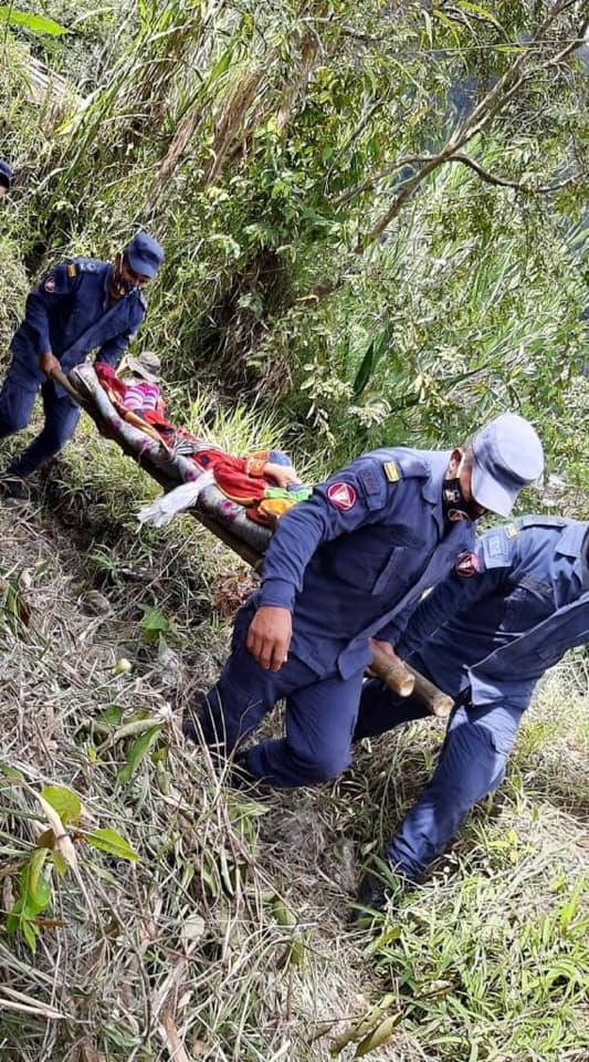 LOGRARON EVACUAR PACIENTE DESDE VEREDA LA VI�A