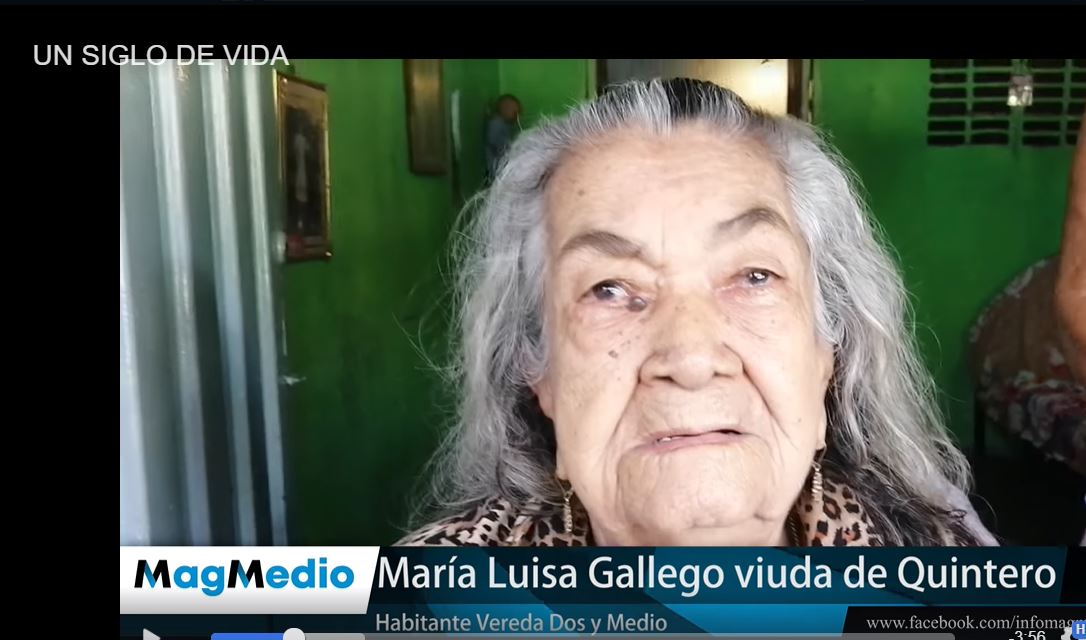 MAR�A LUISA GALLEGO VIUDA DE QUINTERO PR�XIMA A CUMPLIR 100 A�OS
