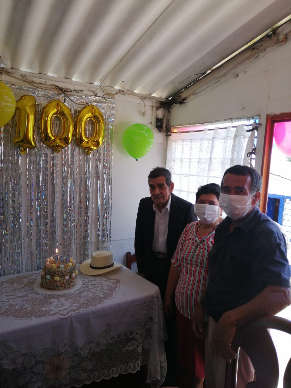 LUIS CARLOS RESTREPO TANGARIFE CUMPLIO 100 A�OS