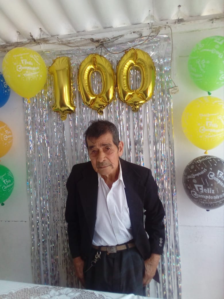 LUIS CARLOS RESTREPO TANGARIFE CUMPLIO 100 A�OS