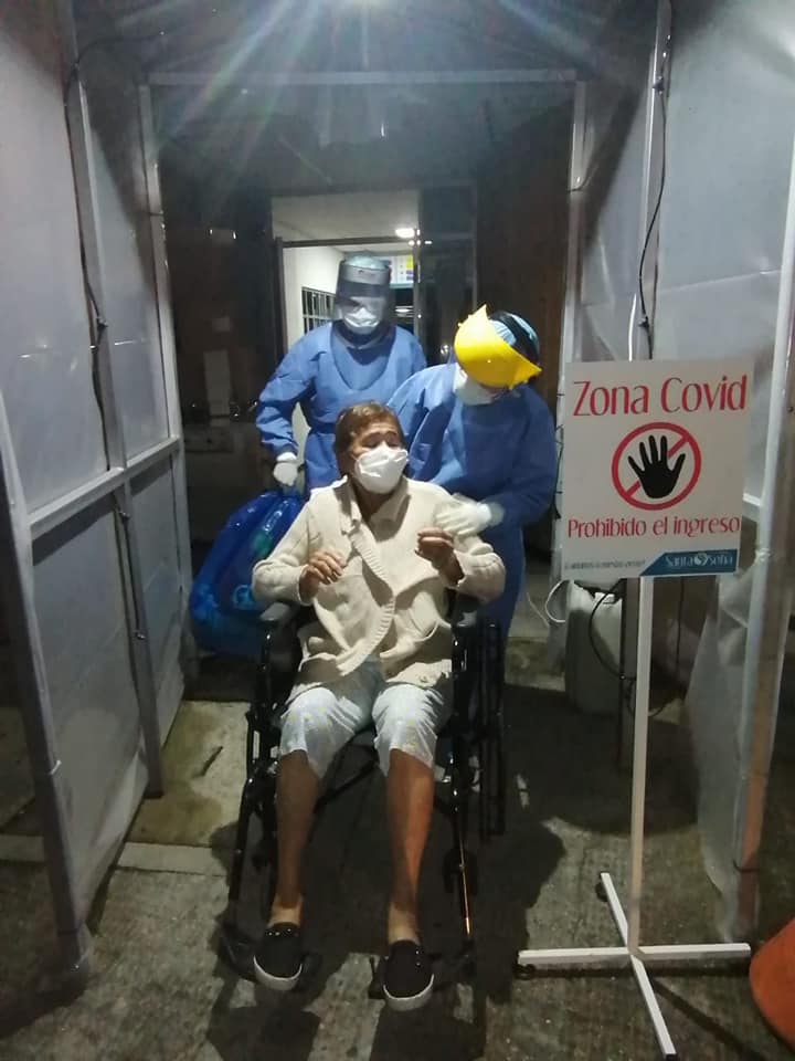 HOSPITAL SANTA SOF�A DA DE ALTA A PRIMERA PACIENTE CON COVID DE SAN DIEGO 