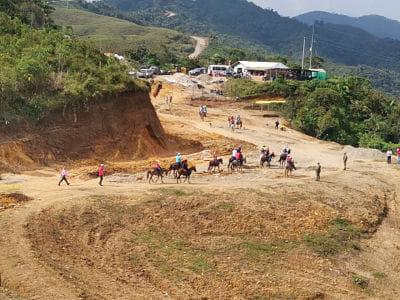 NUEVE KIL�METROS DE AMPLIACI�N DE CAMINO CONECTAN LA ESPERANZA ENTRE LA ALEJANDR�A Y EL CONGAL, EN SAMAN�