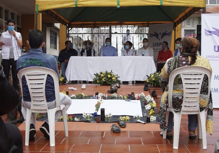 UBPD INTERVIENE CEMENTERIO EN SAMAN� Y OTROS 3 MUNICIPIOS DE CALDAS
