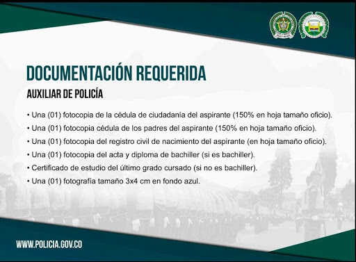 ASPIRANTES PARA PRESTAR SU SERVICIO MILITAR COMO AUXILIARES DE POLIC�A SAMAN�