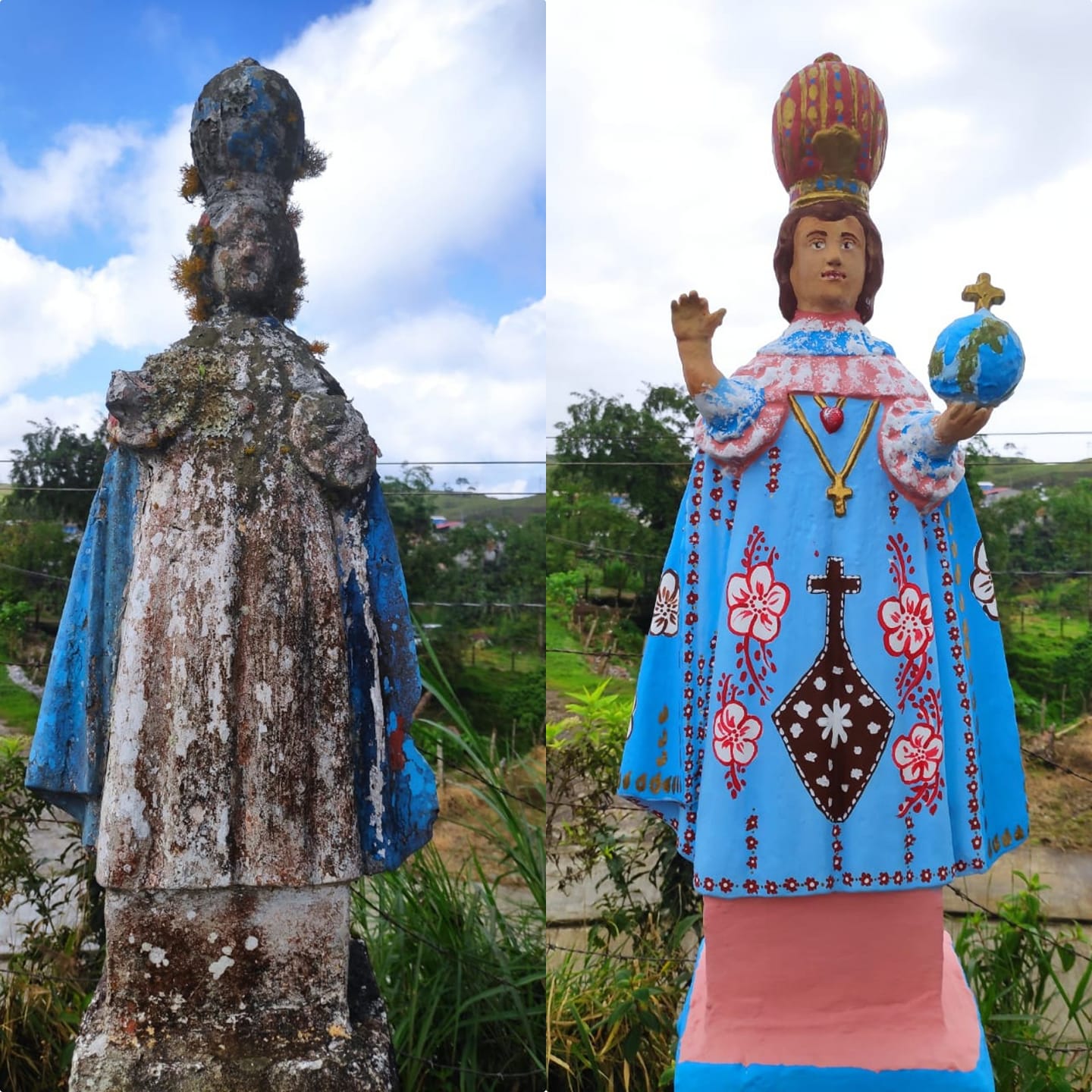 RESTAURACI�N MONUMENTO DEL DIVINO NI�O 
