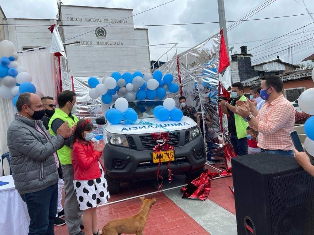 MARQUETALIA CELEBRA LA ADQUISICI�N DE NUEVA AMBULANCIA QUE ESTAR� A SERVICIO DE LOS MARQUETONES Y EL ORIENTE DE CALDAS