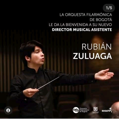 RUBI�N ZULUAGA ES EL NUEVO DIRECTOR MUSICAL ASISTENTE DE LA FILARM�NICA
