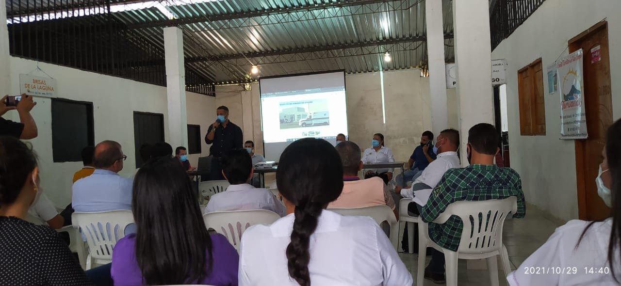 SE SOCIALIZ� CON LA COMUNIDAD DE SAN DIEGO LA CONSTRUCCI�N DEL NUEVO HOSPITAL