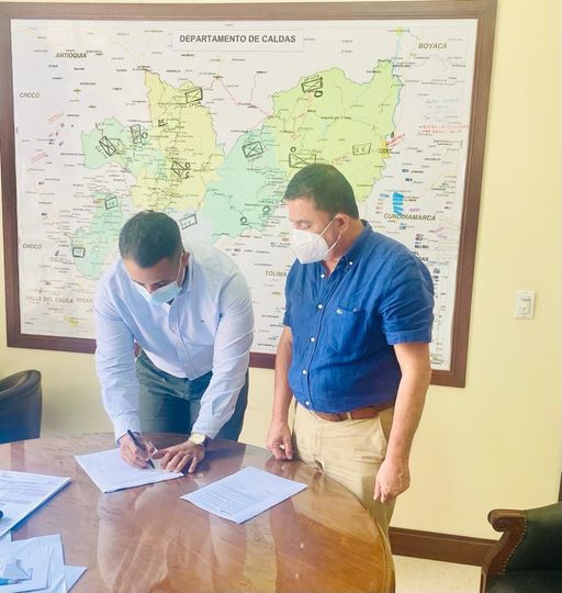FIRMAN CONVENIOS PARA MEJORAR V�AS TERCIARIAS DE SAMAN� Y MARQUETALIA 