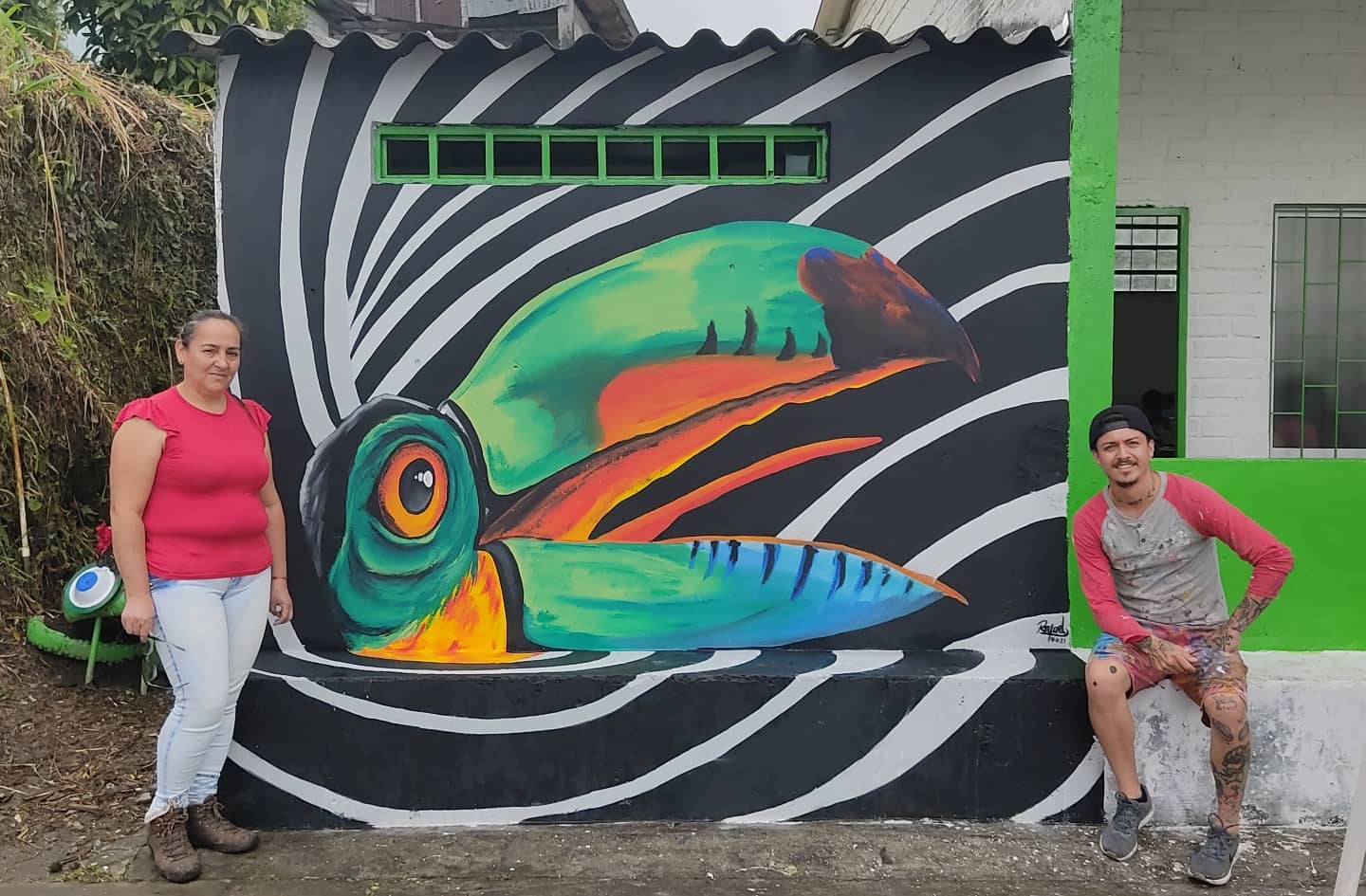 MURAL INSTITUCI�N EDUCATIVA EL SILENCIO