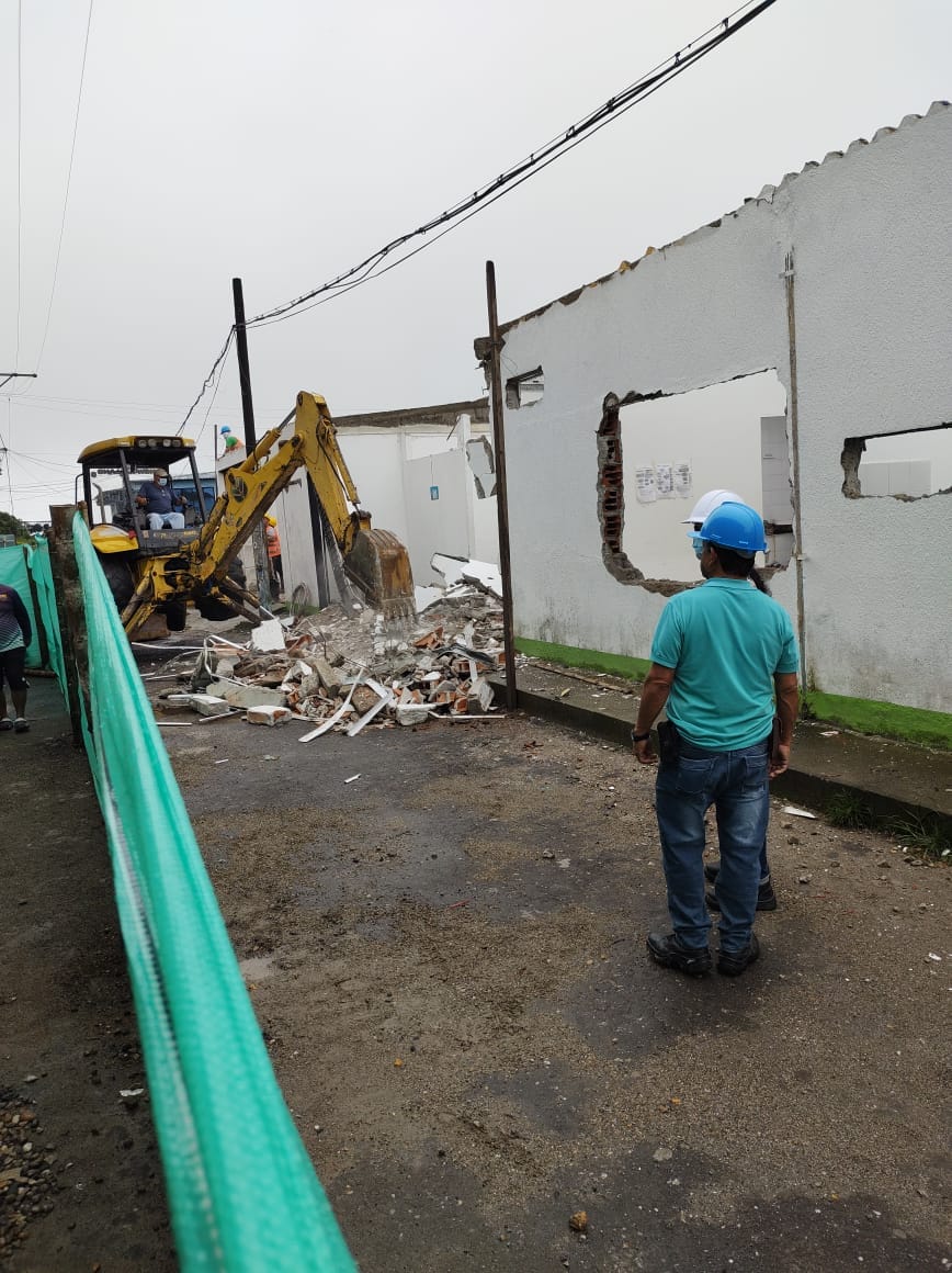 DEMOLICI�N CENTRO DE SALUD DEL CORREGIMIENTO DE SAN DIEGO 