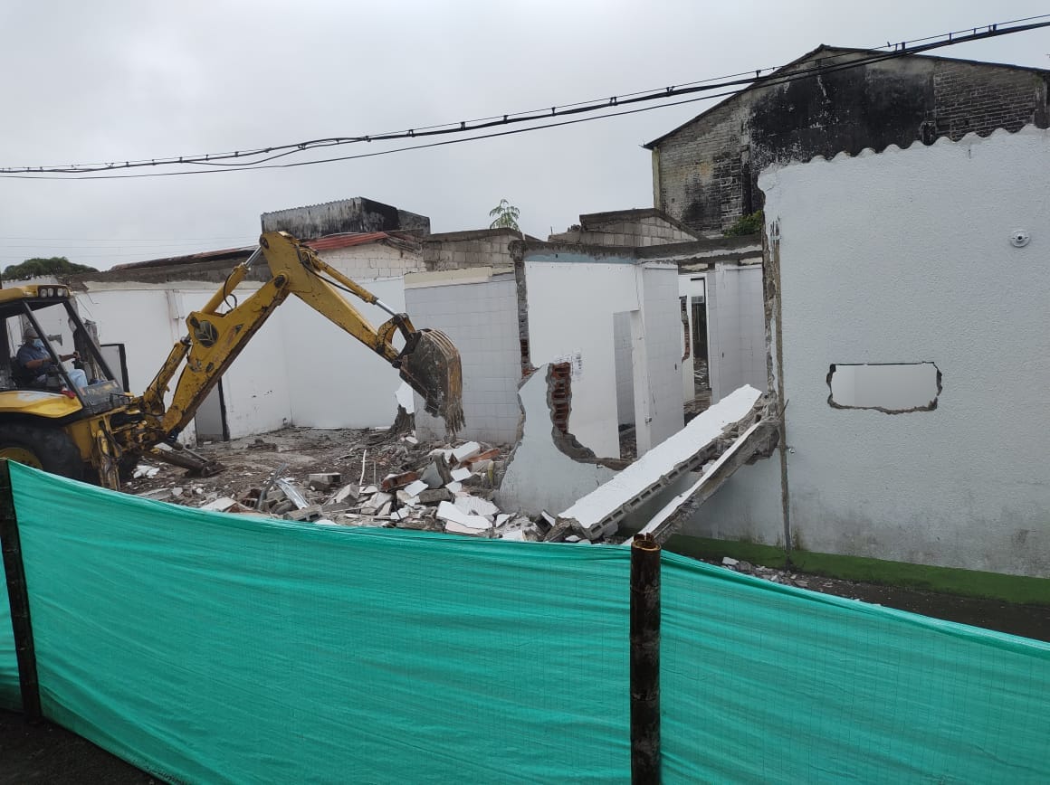 DEMOLICI�N CENTRO DE SALUD DEL CORREGIMIENTO DE SAN DIEGO 
