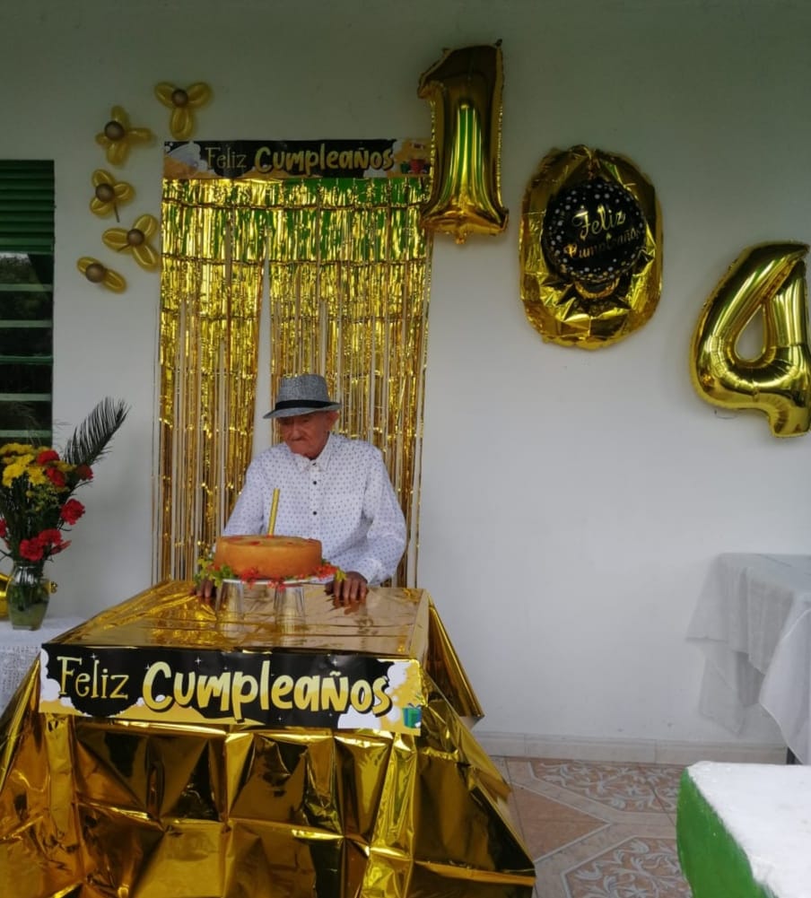 REYNALDO CLAVIJO MURILLO CUMPLE 104 A�OS