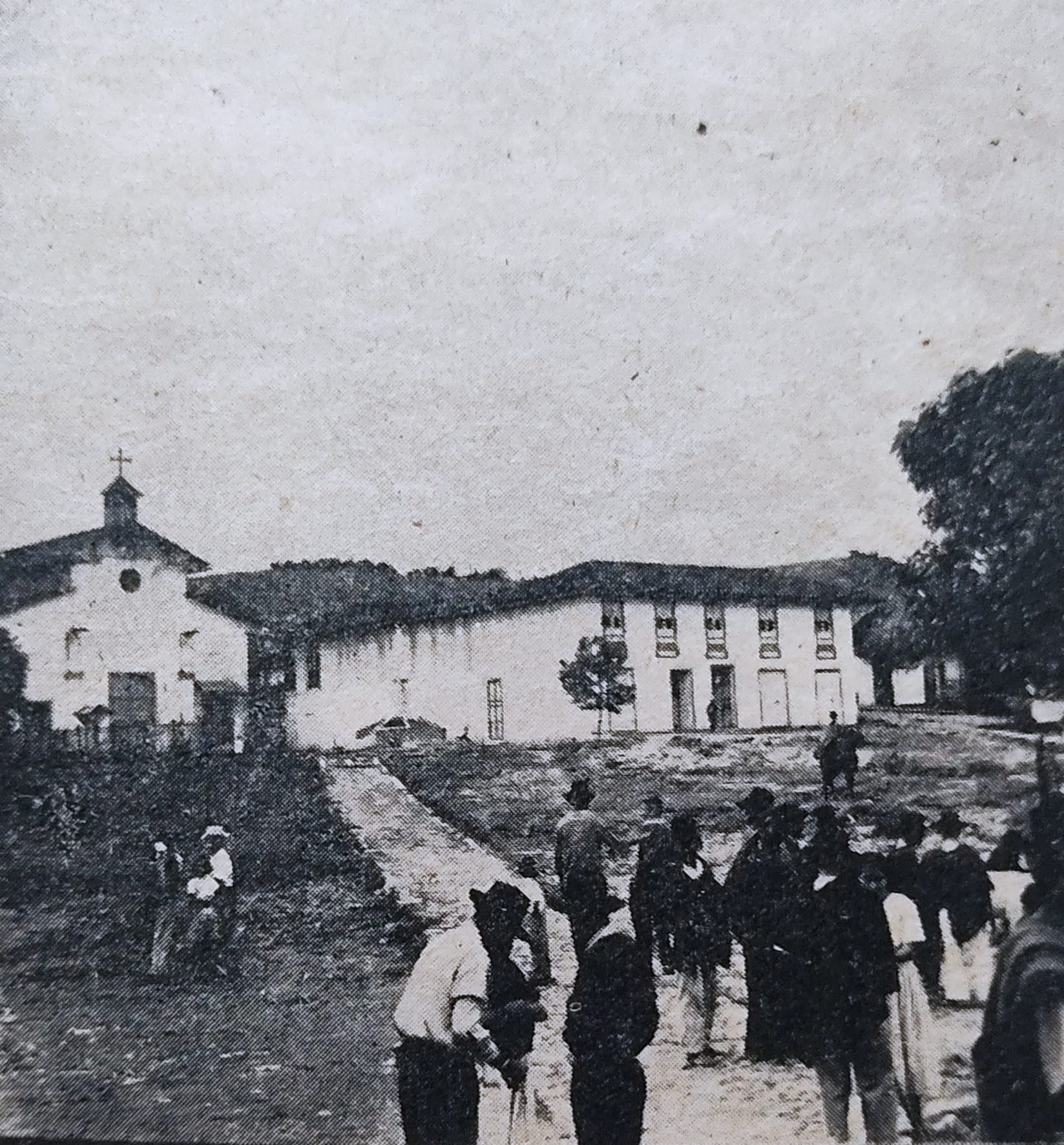 PLAZA PRINCIPAL DEL CORREGIMIENTO DE FLORENCIA 1925