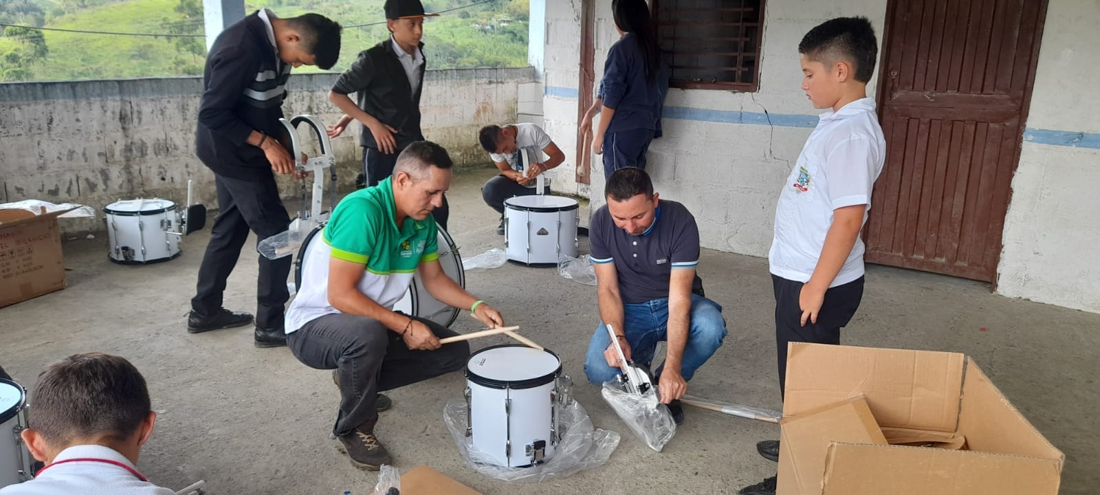 BANDA M�SICO MARCIAL DE LA INSTITUCI�N EDUCATIVA EL SILENCIO