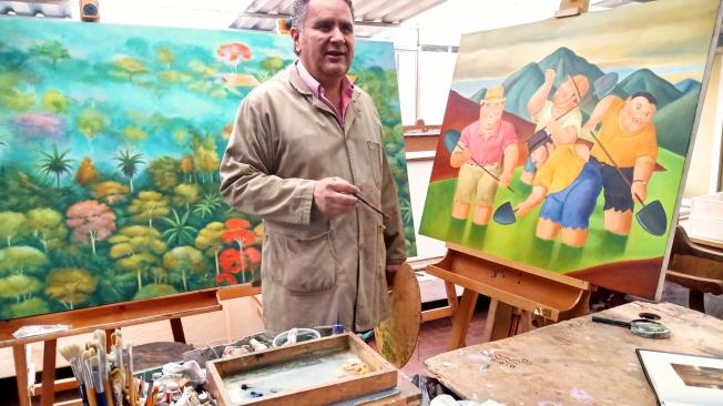 EL CAMPESINO QUE SE VOLVI� ARTISTA PL�STICO Y AHORA TRABAJA POR ENCARGO