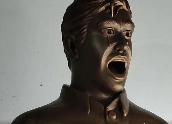 OBRA DE ARTE UN GRITO POR EL RESPETO A LA VIDA, DEL MAESTRO CALDER�N.