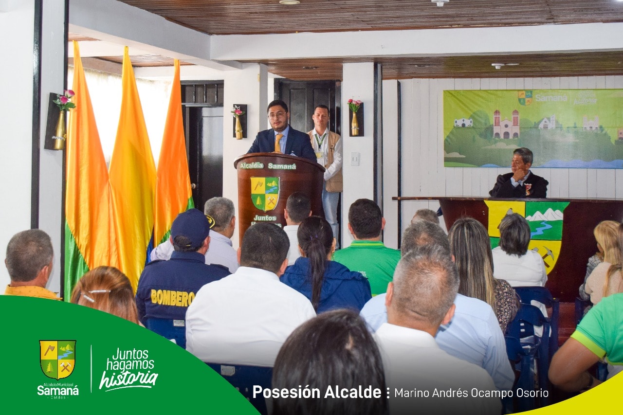 NUEVO ALCALDE DE SAMAN� Dr. MARINO ANDRES OCAMPO OSORIO