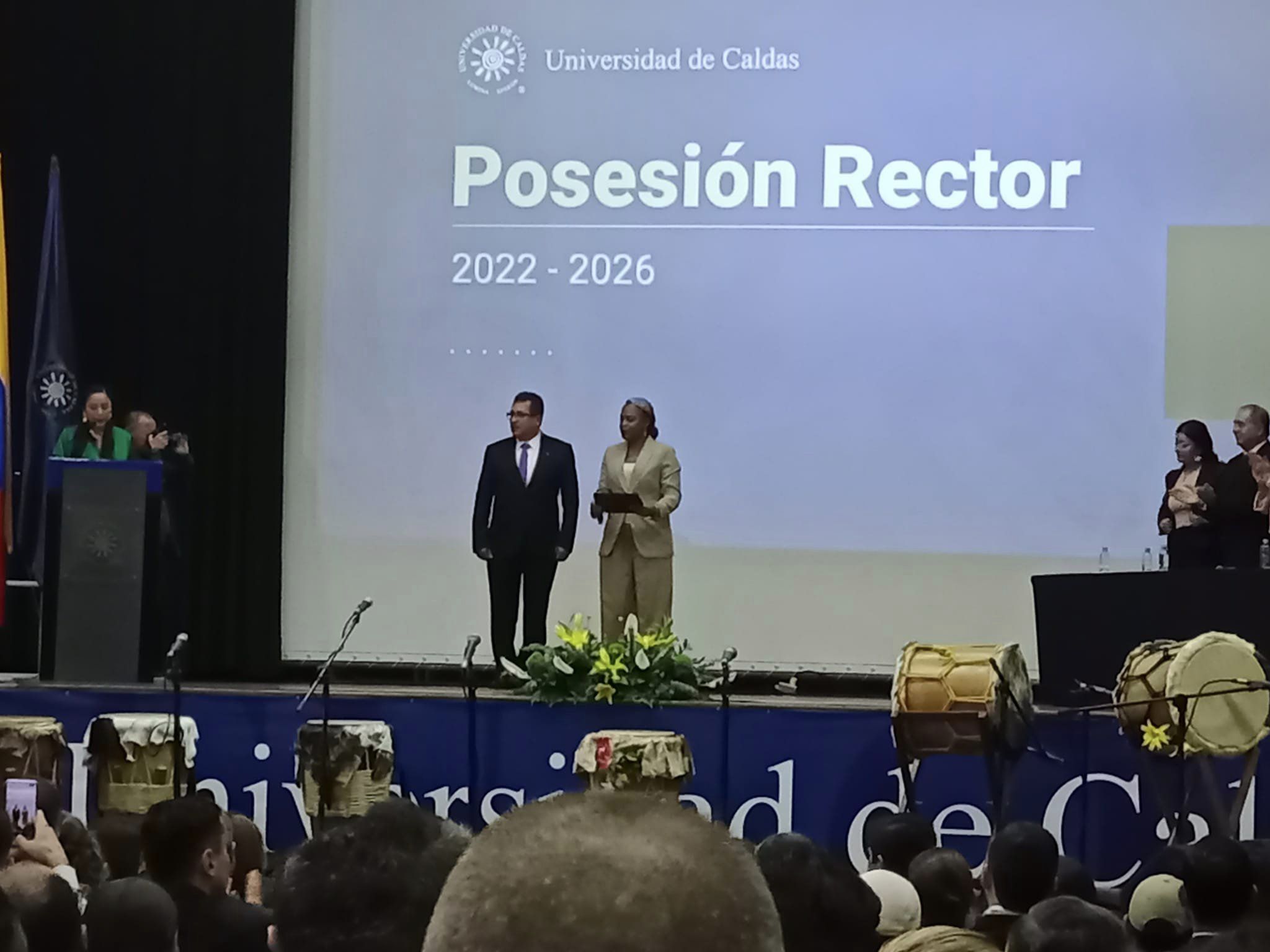 POSESI�N DEL DR. FABIO ARIAS O., COMO NUEVO RECTOR UNIVERSIDAD DE CALDAS 2022-2026