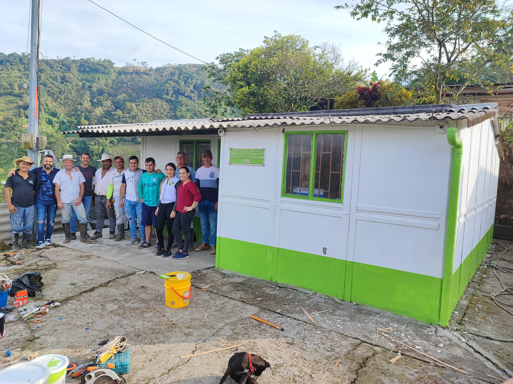 RECUPERAMOS EL PUESTO DE SALUD DE LA VEREDA LA QUINTA 