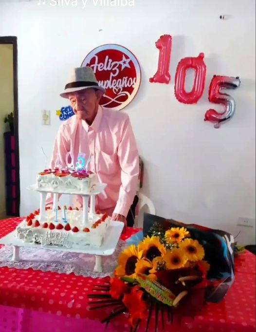 DON REINALDO CLAVIJO CUMPLE 105 A�OS 