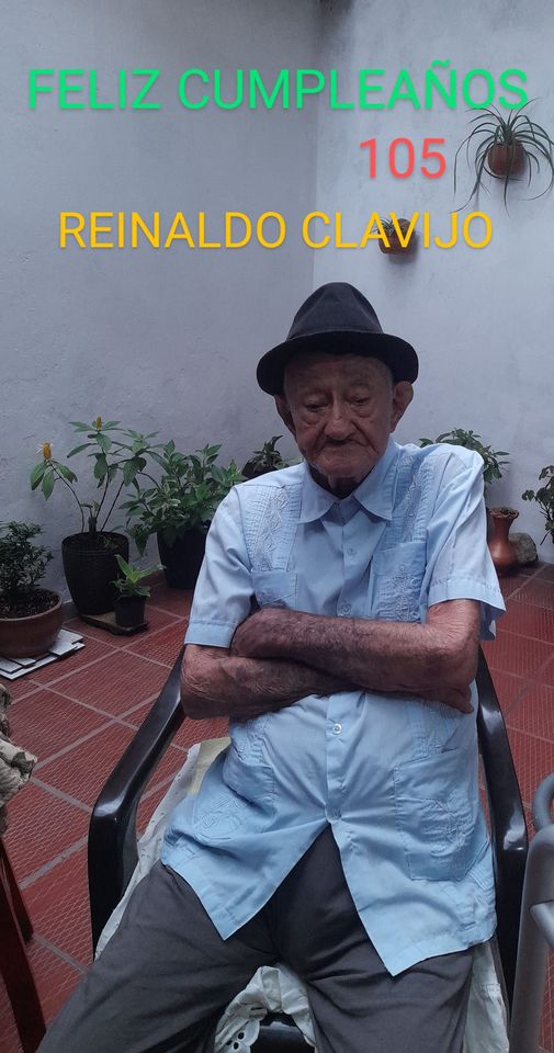 DON REINALDO CLAVIJO CUMPLE 105 A�OS 