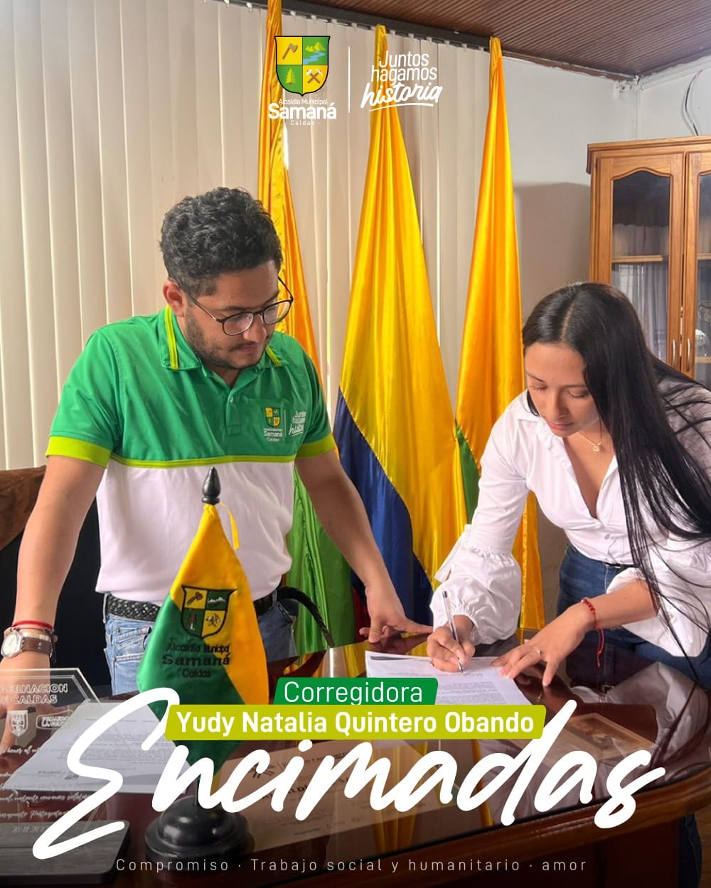 DESPU�S DE 20 A�OS, EL CORREGIMIENTO DE ENCIMADAS TIENE CORREGIDORA