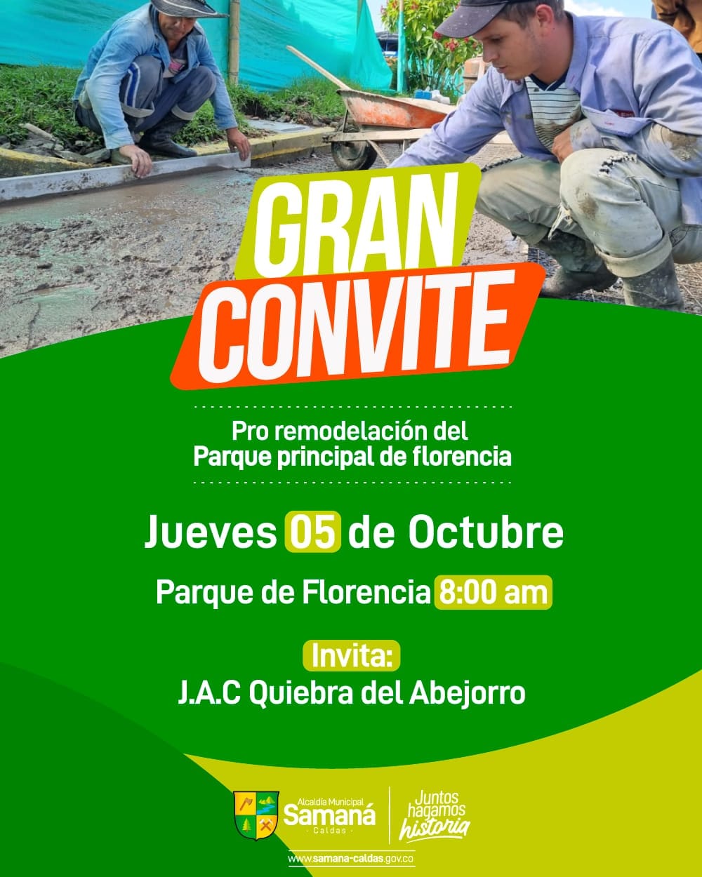 GRAN CONVITE REMODELACI�N PARQUE FLORENCIA