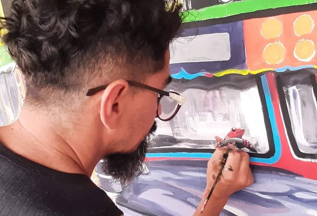 MURAL LA ESCALERA CHIVA