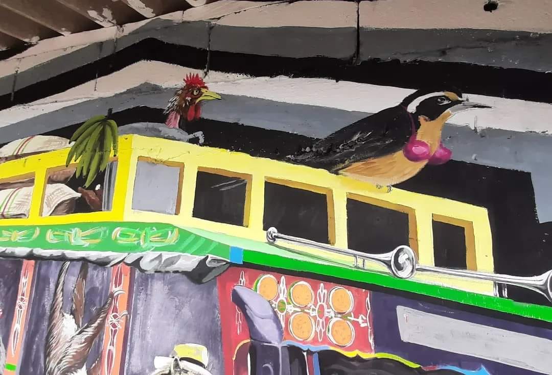 MURAL LA ESCALERA CHIVA