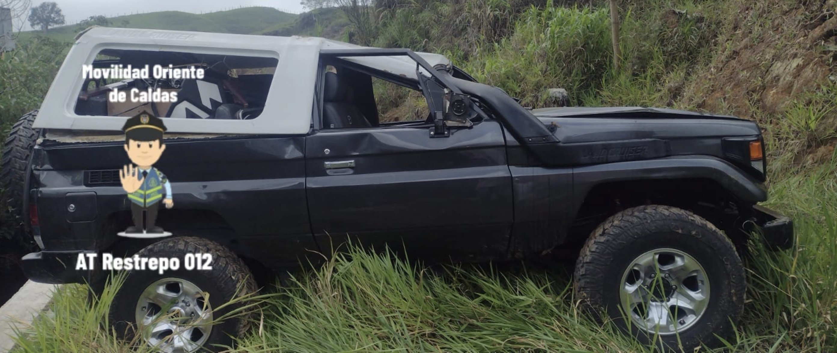 VEH�CULO SE DESENGRANO Y RODO