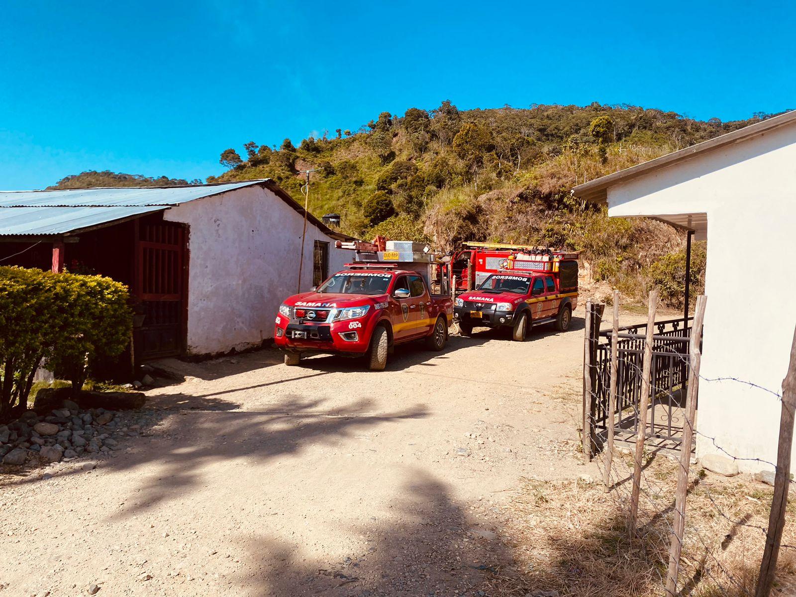 INCENDIO FORESTAL EN LA VEREDA LA SOMBRA