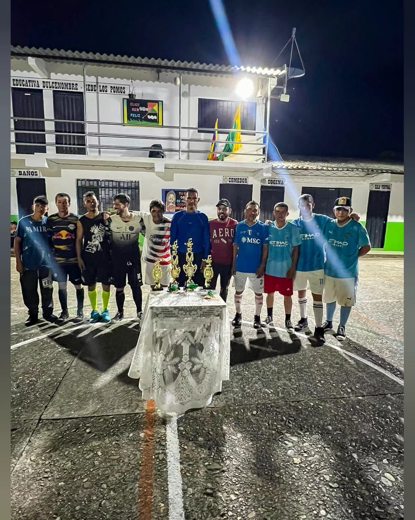 FINAL DEL TORNEO DE F�TBOL DE SAL�N COOREGIMENTO DE LOS POMOS