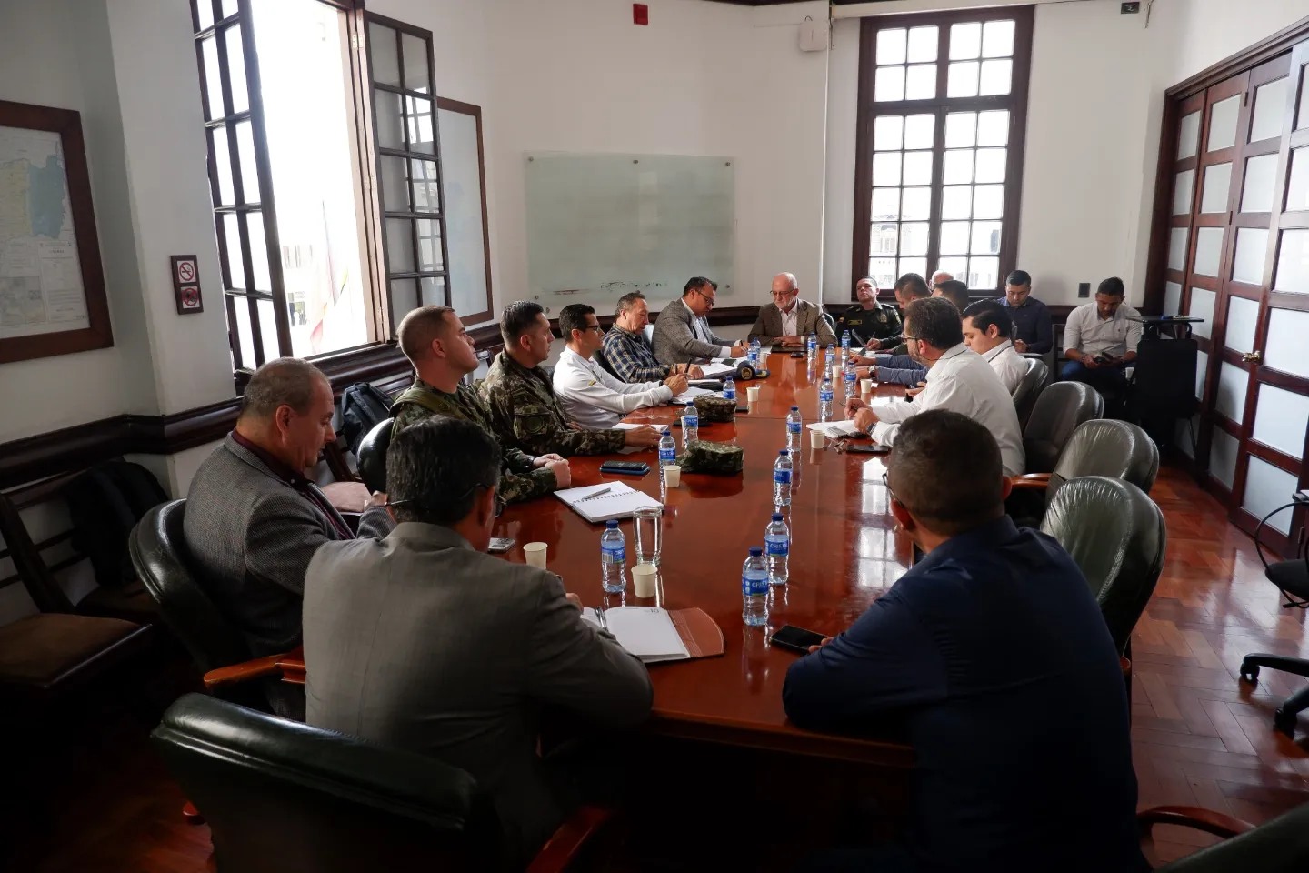 AUTORIDADES DE CALDAS SE DAN CITA EN UN CONSEJO DE SEGURIDAD EXTRAORDINARIO