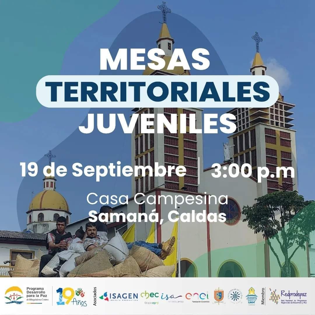 PARTICIPA DE LAS MESAS TERRITORIALES JUVENILES