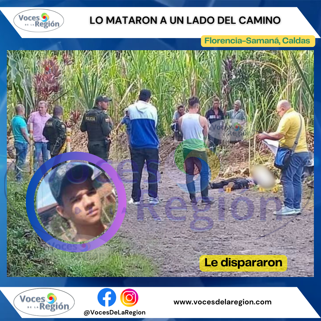 LE DISPARARON Y LO DEJARON TIRADO