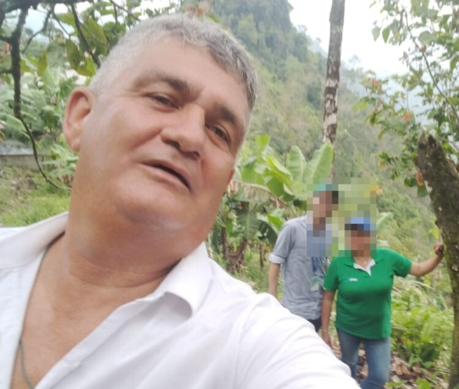 SAMAN� (CALDAS) DESPIDI� AL L�DER COMUNITARIO ALBEIRO YEPES GIRALDO