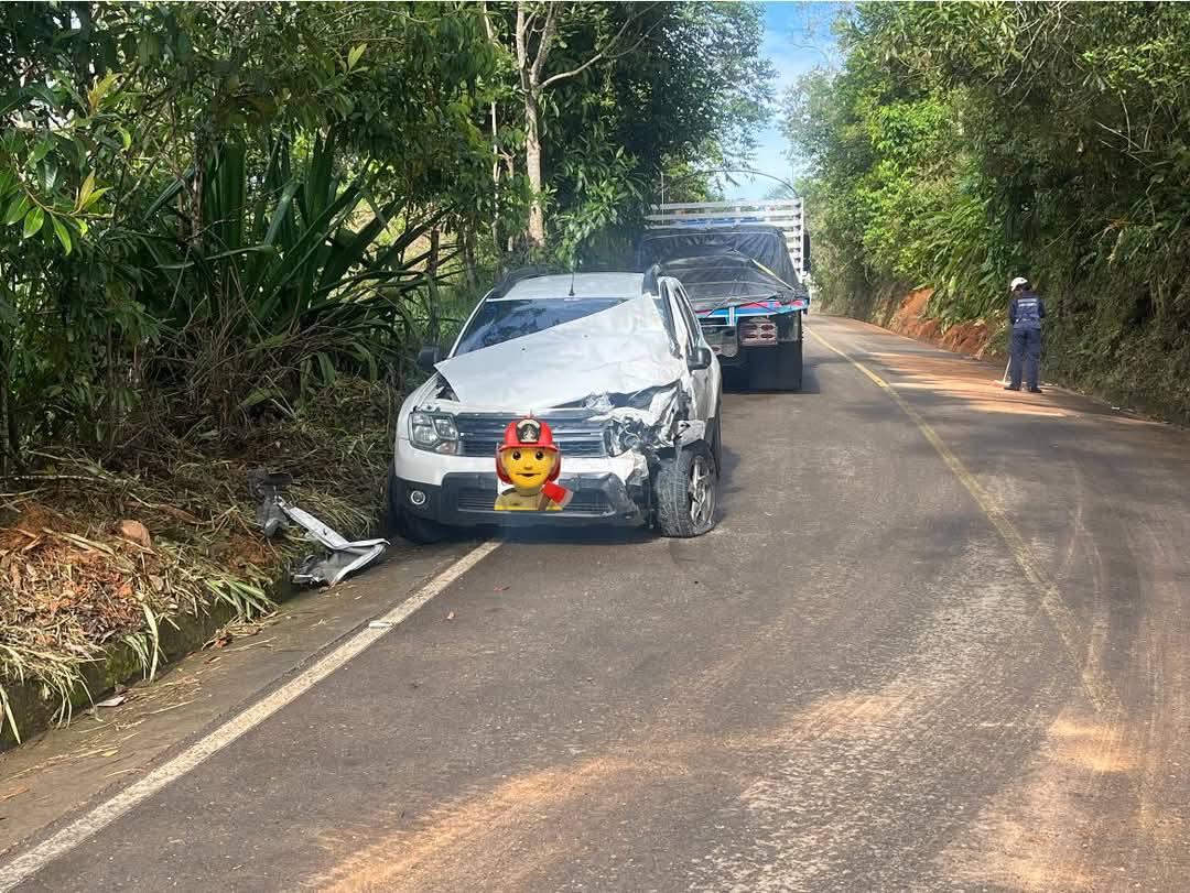 EL REPORTE DE UN ACCIDENTE EN VICTORIA OCURRIDO EN EL SECTOR SAN MATEO